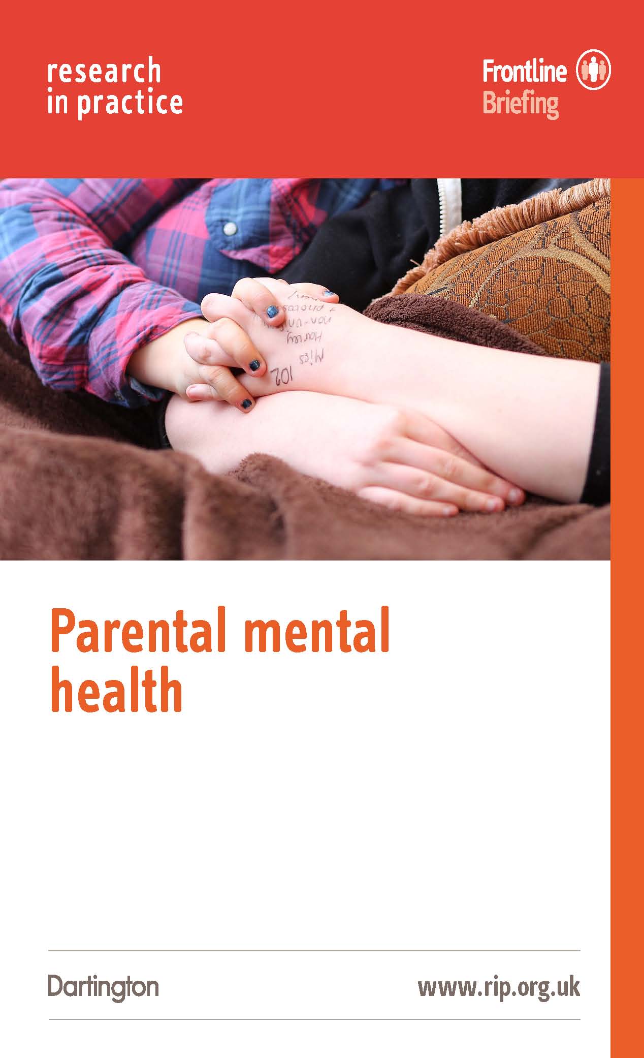 Learning Around Parental Mental Health | Research In Practice